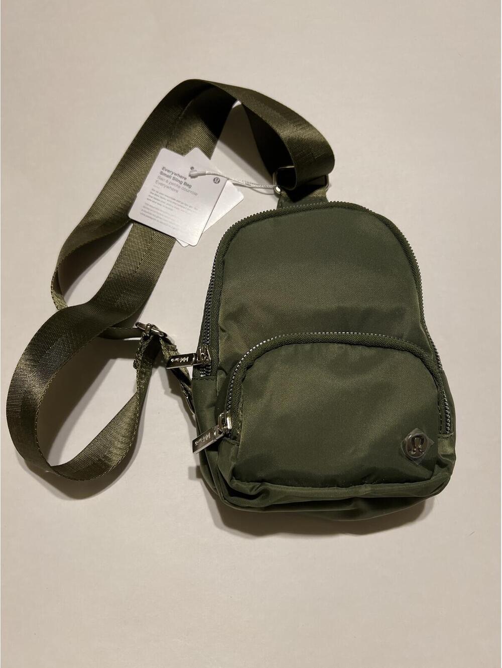 Lululemon Everywhere Small Sling Bag 2L Dark Olive Green